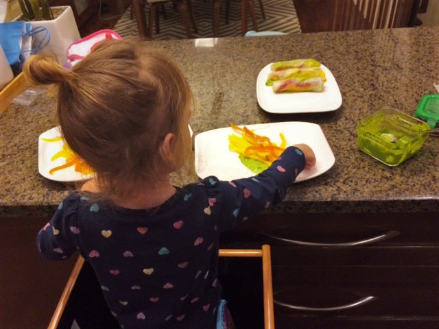 Rice paper rolls with Sienna (4)
