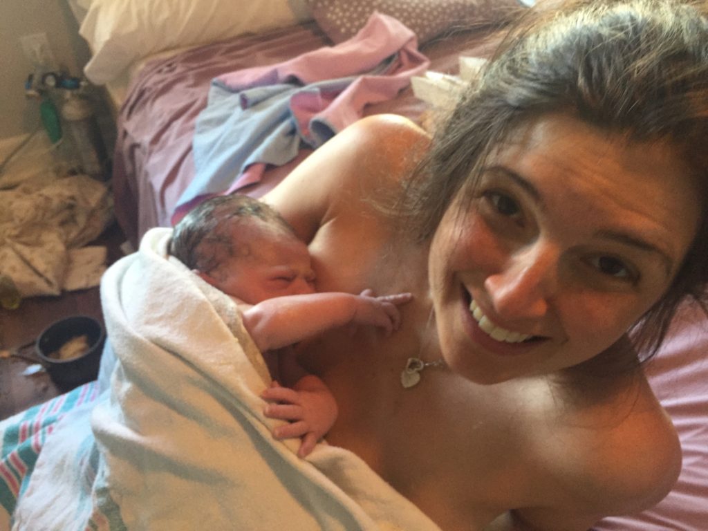 Natural home birth Danielle Binns