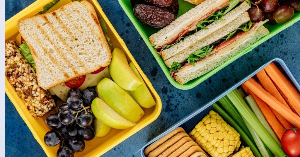 Balanced lunch box examples