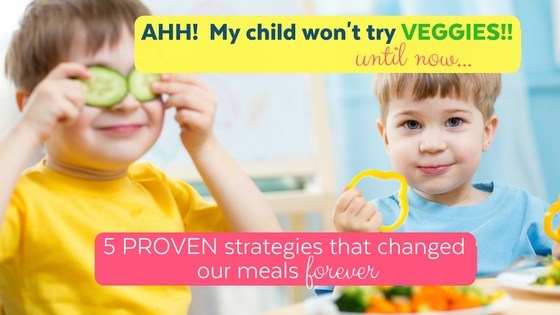 Kid won't eat vegetables