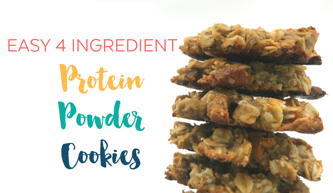 easy 4 ingredient protein powder cookies
