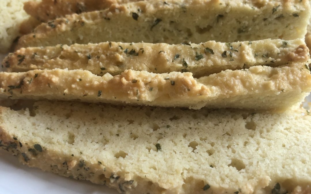 Easy 3 Ingredient Homemade Bread (paleo, gluten-free)